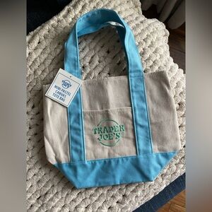 Trader Joe’s Mini Pastel Canvas Tote Bag